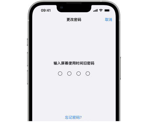 环县iPhone屏幕维修分享iPhone屏幕使用时间密码忘记了怎么办 