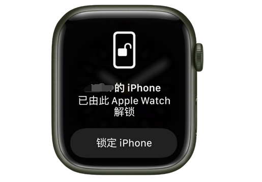 环县苹果手机维修分享用 AppleWatch 解锁配备面容 ID 的 iPhone方法 