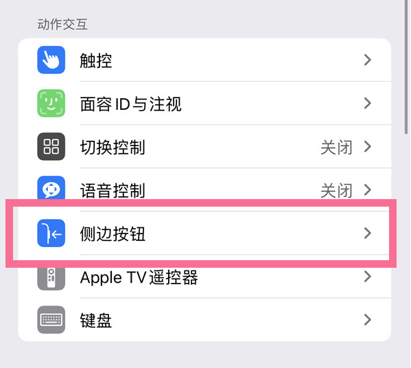 环县苹果14维修店分享iPhone14 Plus侧键双击下载功能关闭方法 