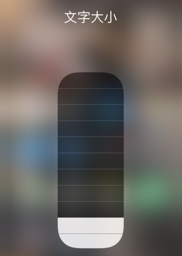 环县苹果手机维修分享小技巧：在 iPhone 控制中心快速调节字体大小 